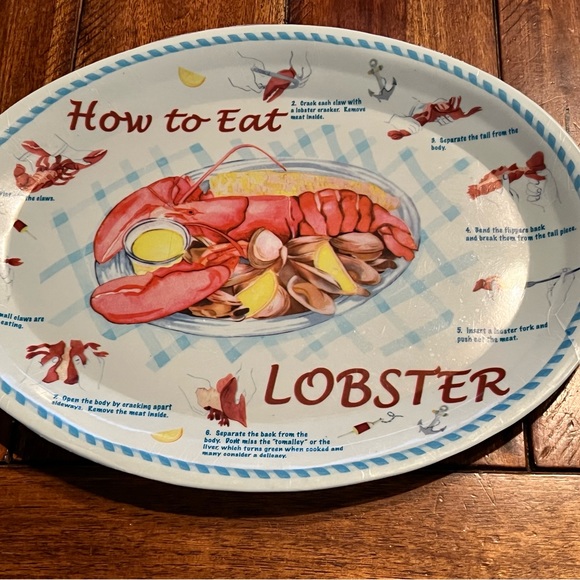 Kitchen Oval Lobster Plates Set Of 4 Poshmark